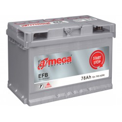 Akumuliatorius A-Mega EFB 78 Ah 790A 12 V