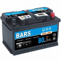 AKUMULIATORIUS BARS EFB 12V 80AH 800A START STOP