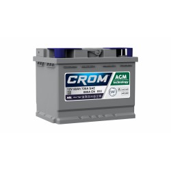 AKUMULIATORIUS 60AH/680A START-STOP AGM MUTLU / CHROM