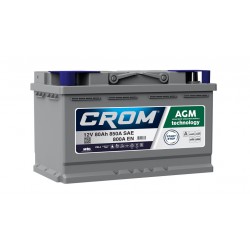 AKUMULIATORIUS 80AH/800A START-STOP AGM (VRLA) MUTLU / CHROM