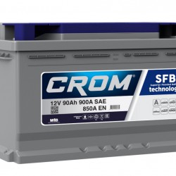 AKUMULIATORIUS CROM / MUTLU - 90AH/850A SFB