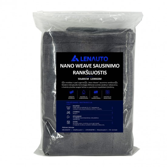 NANO WEAVE sausinimo rankšluostis NANO WEAVE sausinimo rankšluostis